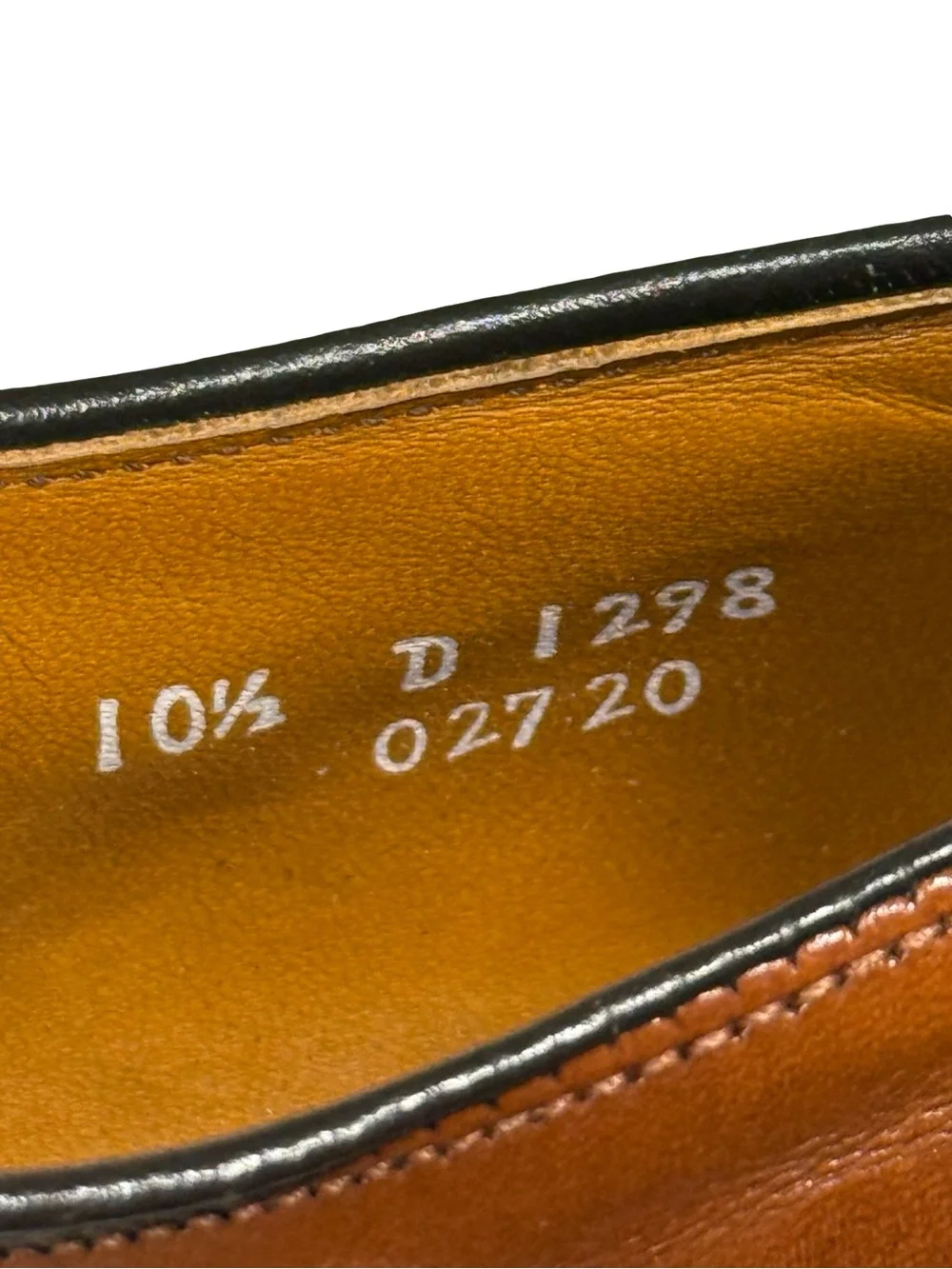 Allen Edmonds Delray Brown Leather Split Toe Derby Dress Shoes Mens 10.5 D USA